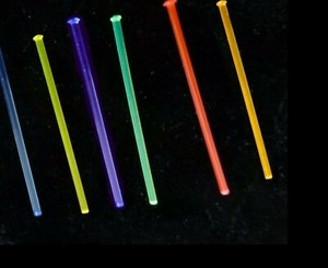 4-Pack Fiber Optic Replacement Rods For Gun Sights - .080" / 2.0mm Diameter, Neon Colors