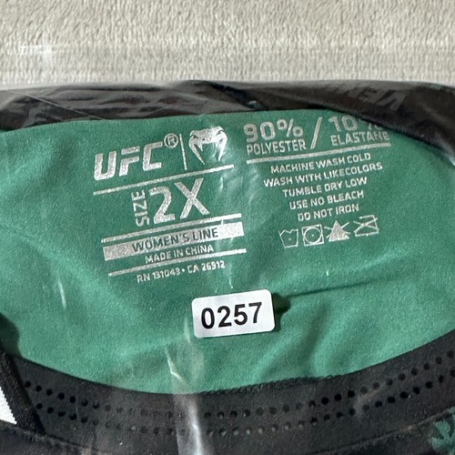 Women’s Adrenaline Venum UFC Authentic Fight Night Walkout Emerald Jersey XXL - Picture 8 of 8