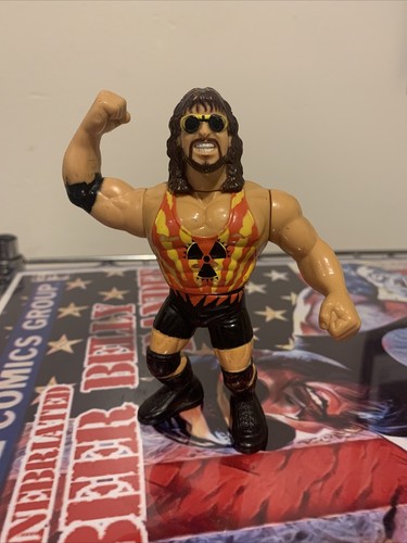 WWF 1994 Hasbro Loose Adam Bomb Figure Green Card ...