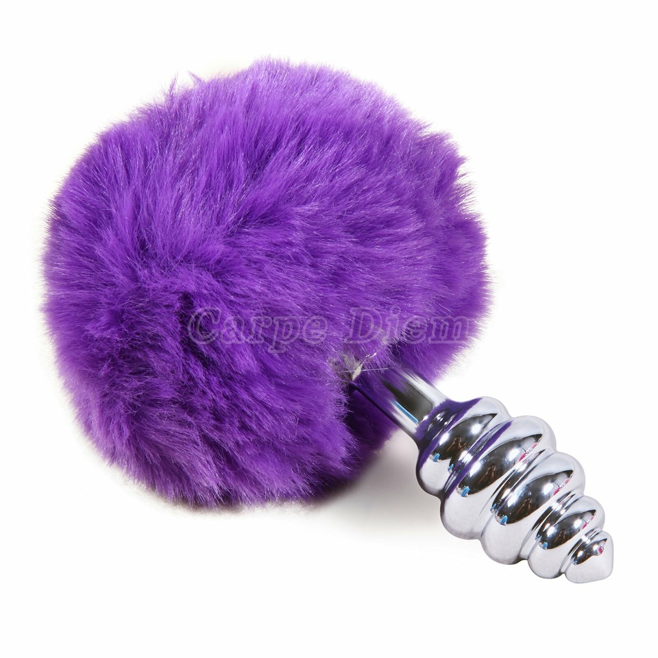 Purple Tail Fluffy Tail Anal Butt Plug Rabbit Bunny Cosplay Adult Game Sex TCIN | eBay