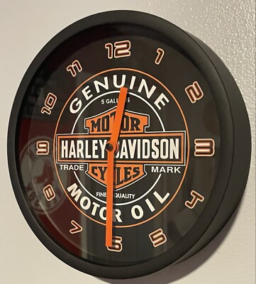 レア HARLEY-DAVIDSON  ハーレーダビッドソン No1 壁掛け時計 レア HARLEY-DAVIDSON ハーレーダビッドソン No1 壁掛け時計