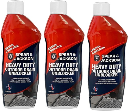 One Chem Heavy Duty Sink And Drain Unblocker 3 X 500 Ml Kitchen Bathroom Sink And Drain Unblocker