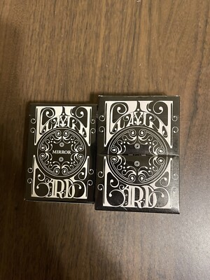 New smoke and mirrors playing cards Black (two Edition )Dananddave