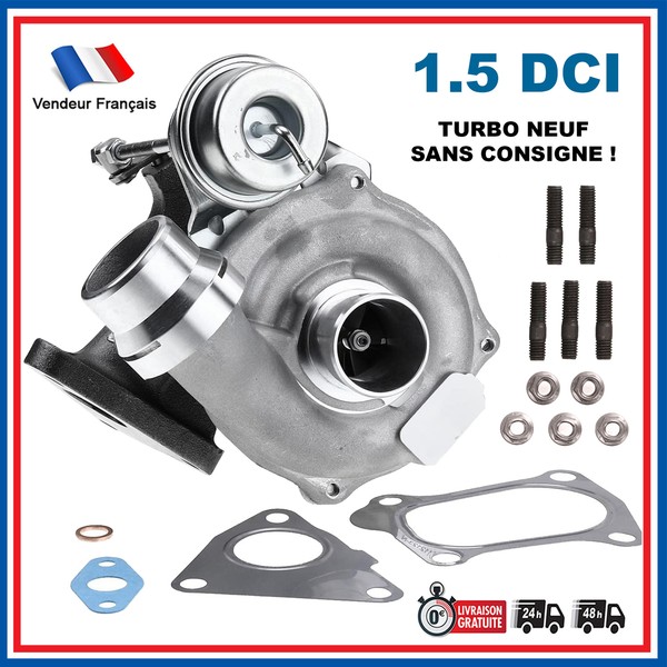 Turbo Neu FüR Kubistar Micra Iii Note NV200 Clio 3 Modus 1.5 Dci 85 7711368112-image