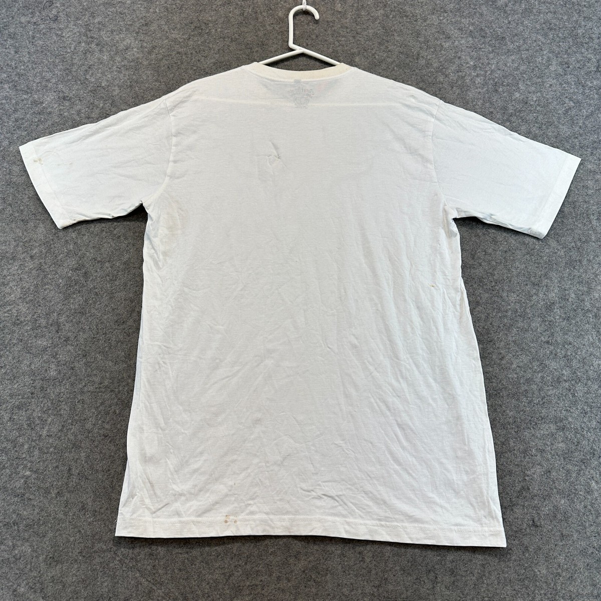VTG Southpole Shirt Mens XL White Graphic Cross AOP Cyber