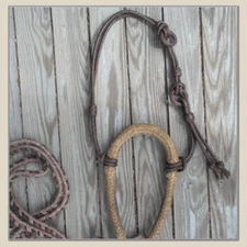 Bosal Hanger bridle braided kangaroo leather - CUSTOM