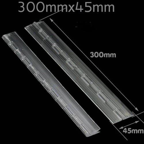 Plastic Clear Acrylic Folding Hinges Plexiglass Cabinet Hinges Doors Window Home - Picture 8 of 10