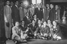 Unspecified Members Of The Italian Olympic Team At The 1920 Olympics OLD PHOTO