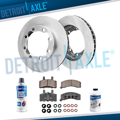 Disc Brake A-Premium 11.61 Inch 295mm Front Vented Rotors Ceramic Pads Kit Compatible Select Cadillac Chevy Gmc Models Escalade Blazer K1500 K1500 Su Front Rotors - Foto 11