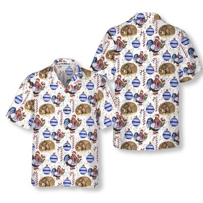 Christmas Winter Holiday Symbol Hawaiian Shirt Funny Christmas Shirt Gift For Ch