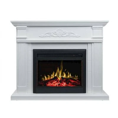 George 2000w Electric Fireplace Mantel Suite White Sydney City