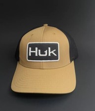 Huk Performance Fishing Bold Patch Trucker Hat Adjustable Snapback hat