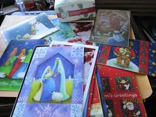 Vintage Christmas Traditional Cards & Envelopes 50 2 of each design NEW 6 1/2x4"