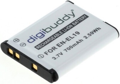 Original digibuddy Akku für Nikon Coolpix S2500 S2600 S2700 S2800 S2900 S3100