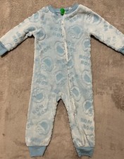 Sesame Street 100 Polyester Sz 3t Boys Blue Elmo Sleeper