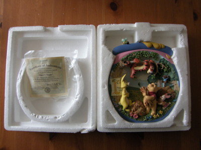 WINNIE THE POOH SKULPTURALE PLATTE: Nr. 6 - Tigger's Tangle - Sehr guter Zustand