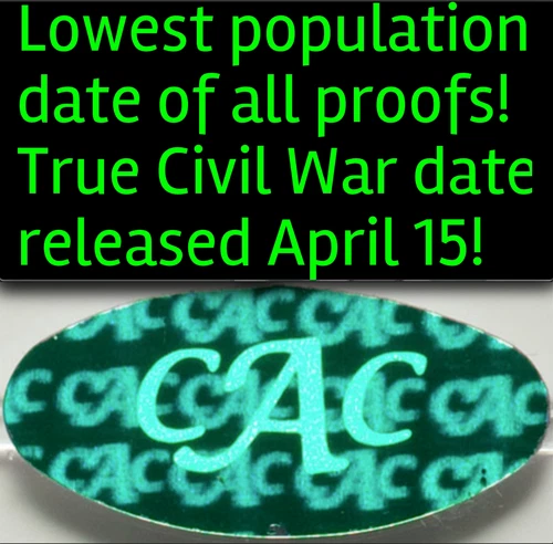 1861 NGC PR64 CAC + CMQ $1,528-APR! Civil War LOWEST POP. PROOF Seated Half Dime