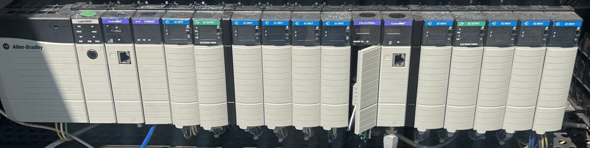 Allen Bradley Control Logix PLC Rack w/ Logix5555 Processor Allen Bradley Control Logix PLC Rack w/ Logix5555 Processor