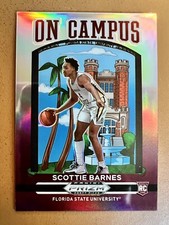 Scottie Barnes ON CAMPUS PRIZM #5 SSP 2021 Panini Prizm Draft Picks Rare RC ROY!