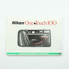 Nikon One Touch 100 Manual - Vintage Guide Instructions