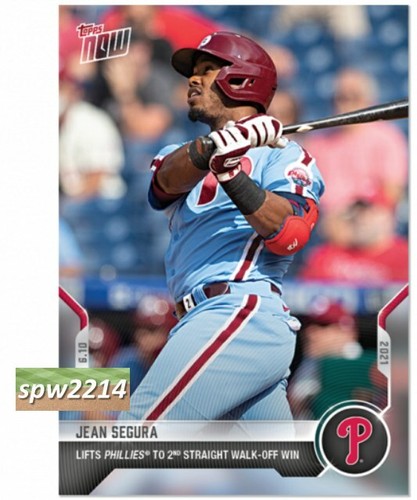 2021 Topps Now 335 Jean Segura