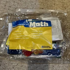 Teach Math Overhead Projector Manipulatives Fractions Compass Base 10 Shapes NEW