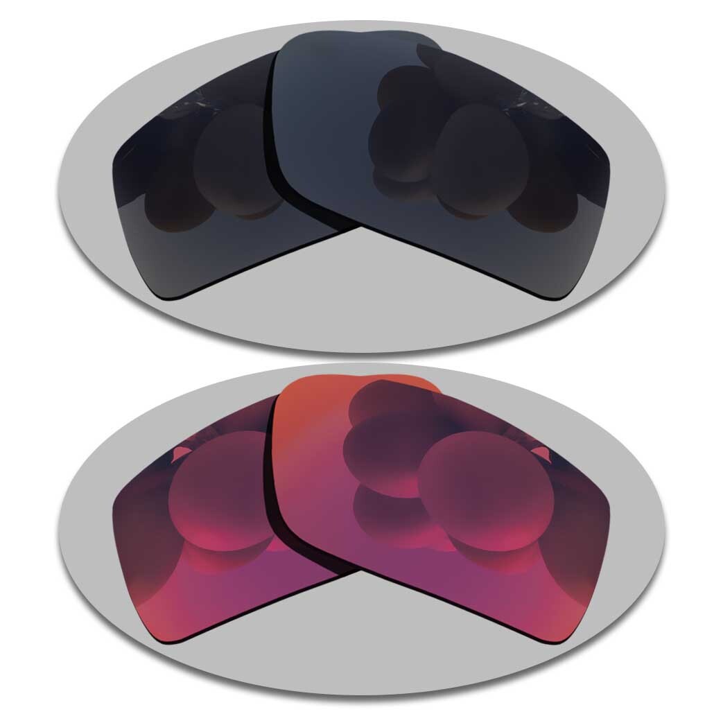 Grey Black&Midnight Sun Lenses Replacement For-Oakley Tincan Polarized