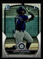 Edryn Rodriguez 2023 Bowman Chrome Mega Box Mojo Refractor A Card #BCP-185