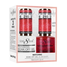 Cre8tion Soak Off Gel Polish & Matching Nail Lacquer - #216 Appletini