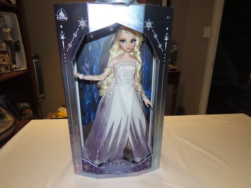Disney Store Frozen 2 Elsa Snow Queen Doll 17 Inch NIB Limited Edition 8500