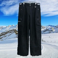 Ocean&Earth Pro Series Men's Size L Bootcut Ski-Snow Pants, Waterproof-Insulated