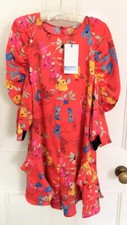 Zara Floral Print Red Jumpsuit With Ruffled Trims M BNWT RRP £29.99 LAST ONE