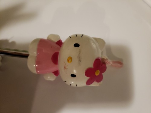 Sanrio Hello Kitty Youth Umbrella Pink Polka dot & black - Picture 3 of 5