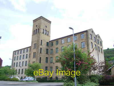 Photo 6x4 Union Mill,Milnsbridge Crosland Moor What is left of it before  c2008
