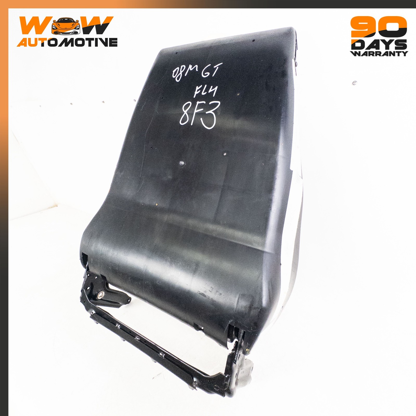 08-13 MASERATI GRANTURISMO FRONT LEFT SEAT BACKREST COVER PANEL TRIM OEM
