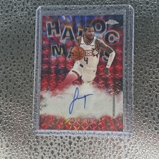 2025-26 TOPPS CHROME UPDATE JALEN GREEN HAVOC MARKS RED GEOMETRIC AUTO /5 SUNS