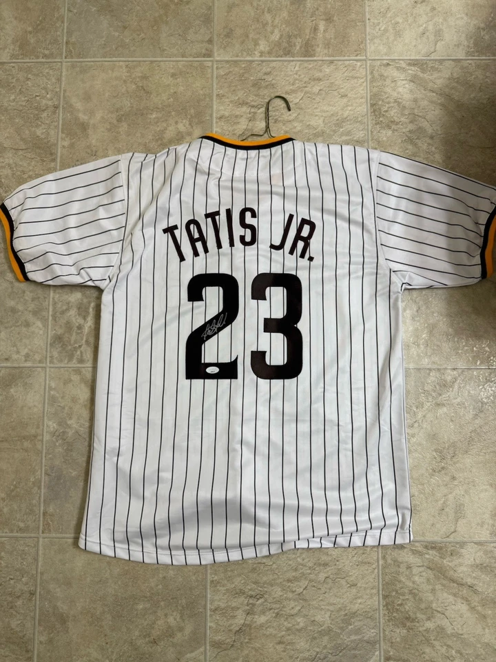 Fernando Tatis Jr Autographed Jersey JSA Certified - Image 2 of 3