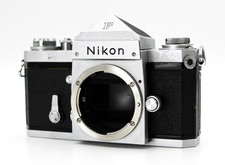   Exc 4  Nikon F Eyelevel Finder Silver 35mm SLR Film Camera Body Only From Japan