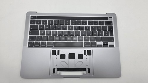 Macbook Pro 13" 2020 2022 A2338 Topcase QWERTZ Spacegrau Grau #T912
