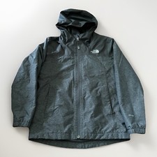 The North Face DryVent Boys Jacket Medium 10/12 Youth Running Grey Zip Jackets M
