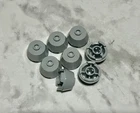 LEGO Parts Lot x (8) Ct ~ Light Bluish Gray Cone 2 x 2 Truncated ~ No# 98100