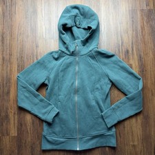 LULULEMON Scuba Hoodie Full Zip - Teal Blue Green - Women's 8