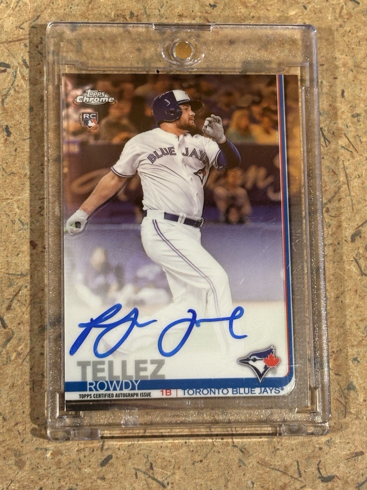 2019 Topps Chrome - Rookie Autographs Rowdy Tellez #RA-RT (AU, RC)