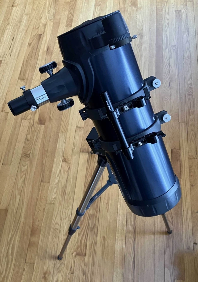 Celestron AstroMaster 114 EQ Telescope w/Tripod and Motorized Mount - Image 3 of 4