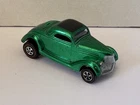 Hot Wheels Redline CLASSIC 36 FORD COUPE Green US Tan Interior Very Nice
