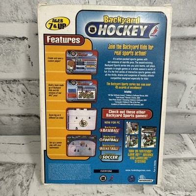 Brand New Sealed Backyard Hockey (PC, 2002) COMPLETE CIB