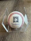 Randy Johnson Signed Hall of Fame OML Baseball Beckett Witness Auto HOF Logo