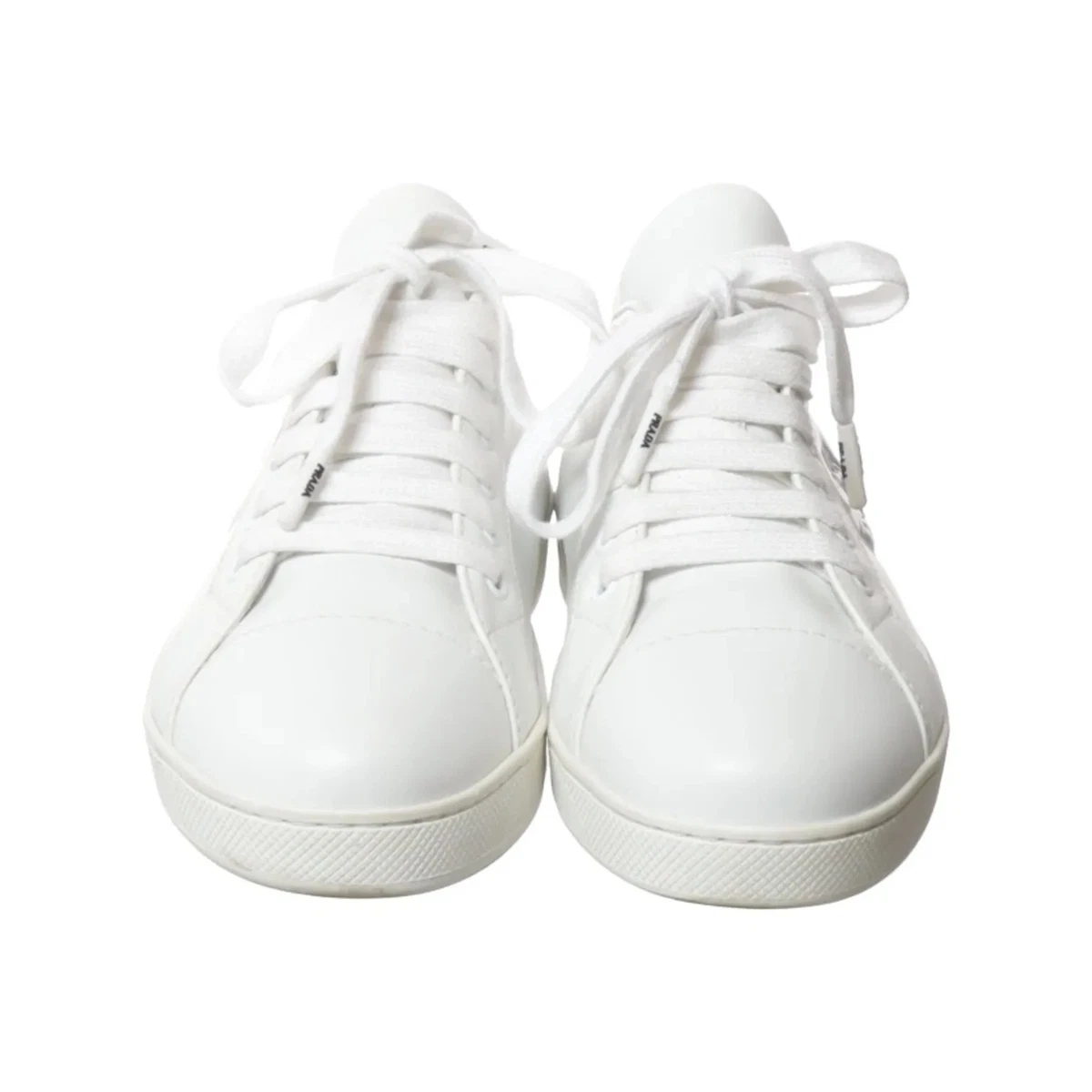 Prada, Sneaker, Größe: 38, Leder, Weiß, Damen #BfI