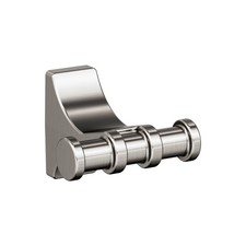 Brushed Nickel Double Robe Hook 2-15/16 Inch Towel Holder Bathroom BH36050G10