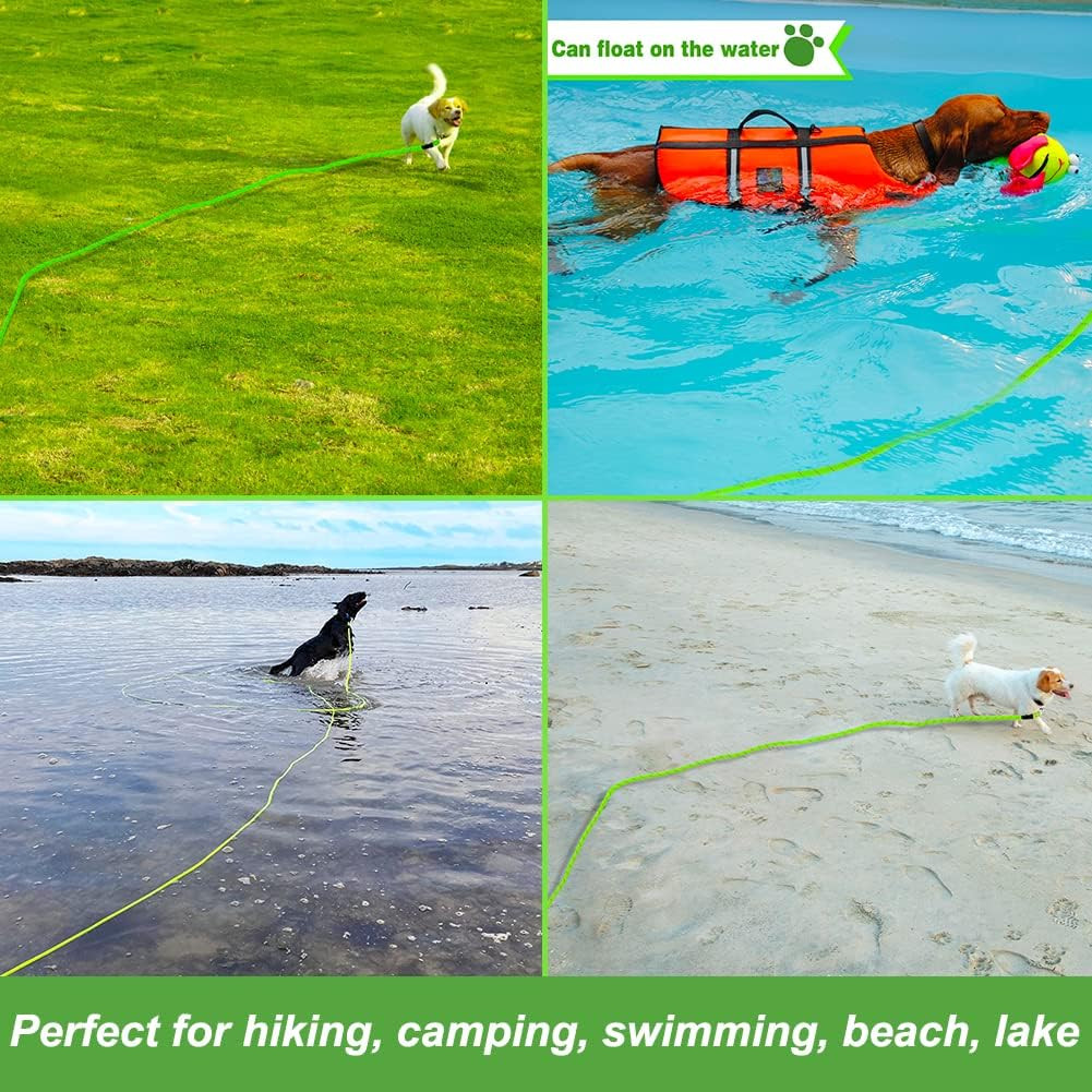 Vivifying Floating Long Dog Leash, 20Ft Dog Training Leash for Swimming